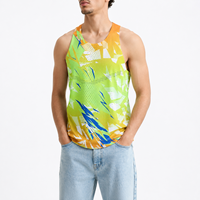 Débardeur en tissu mesh sans manches de haute qualité, séchage rapide, respirant, vêtements de sport, design personnalisé OEM ODM, impression de logo, débardeur unisexe