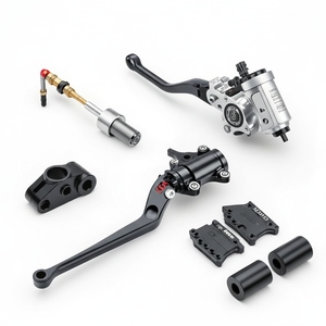 Servicio de Piezas de Motocicleta Mecanizadas por CNC Personalizadas, Palanca de Freno y Embrague de Precisión de Aluminio, Accesorios para Manillar y Reposapiés - Product Image 6