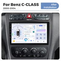 Unité de remplacement du tableau de bord Android MEKEDE pour Mercedes Classe C W203 2000-2004, faisceau de câblage complet et décodeur CANbus