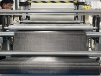 Fournisseur de tissu en fibre de carbone 100% twill 3K, fabricant de fibre de carbone
