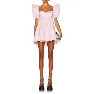 Large Size Best Selling Fashion Comfortable Cute Pink Three-dimensional Diamond Rhinestone Princess Dress