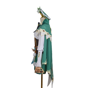 Genshin-Disfraz de Genshin Impact Venti para mujer adulta, traje de fiesta con peluca, Halloween o carnaval - Product Image 3