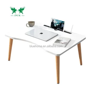 Plateau de lit réglable, Table pour ordinateur portable, bureau de dessin avec pieds en bois massif de linyi chine