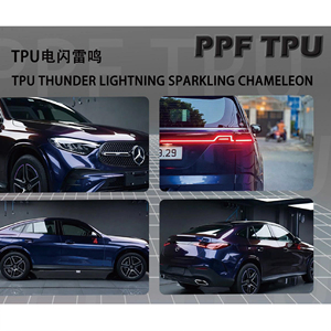 <span class=keywords><strong>Film</strong></span> de protection de peinture TPU Thunder Lighting Sparking Chameleon 1,52m*15m, <span class=keywords><strong>film</strong></span> PPF couleur, 7,5 mil, auto-réparateur, anti-UV, anti-rayures - Product Image 2