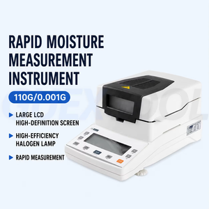Analizador de Humedad de Laboratorio Digital de 110g y 0.01g, Balanza de Humedad 100%, Analizador de Humedad Halógeno para Grano - Product Image 3