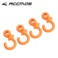 1set(4pcs) Stabilisateur de cordes d'arc de tir à l'arc Compound Bowstring Damper Stop Shock and Noise Oscillation Simple Installation