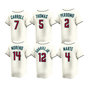 Nueva Camiseta de Béisbol Americana Cosida 2026, 7 Corbin Carroll, 51 <span class=keywords><strong>Randy</strong></span> <span class=keywords><strong>Johnson</strong></span>, 20 Luis Gonzalez - Product Image 2