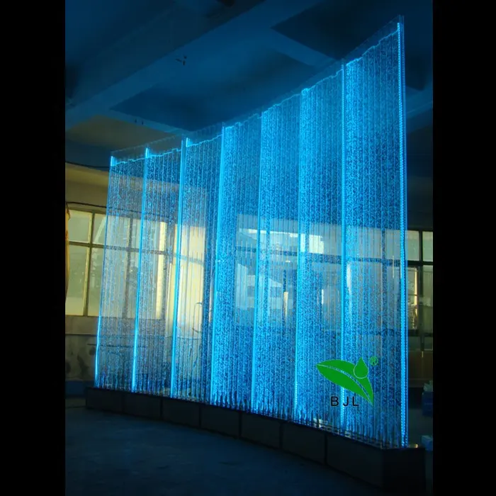 LEDライトダンスバブルウォーターパネル噴水ホテルロビー照明装飾