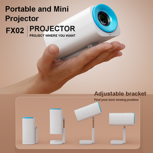 Mini proyector de vídeo Android inteligente de cine en casa portátil MINI 720P de diseño súper agradable con soporte ajustable - Product Image 2