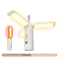 Power bank multifungsi, lampu berkemah obor magnetik