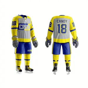 Ealer Design Custom Jerseys Sublimation Men Youth Ice Hockey Jersey College Team Hockey Jersey Sales Customization