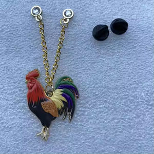 Bon marché Stock masques de théâtre sourire et pleurer visage chaîne chapeau épingles en émail épingle à chaîne en métal - Product Image 4