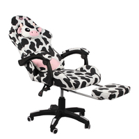 Chaise de jeu professionnelle, bureau, maison, ordinateur, haut de gamme, tissu pivotant, mignon, pour fille