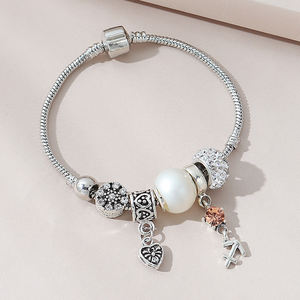 Bestseller Bling Crystal 12 Zodiac Charm Armband Shiny CZ Zircon Sagittarius Charm Armband für Paare - Product Image 1