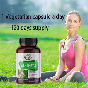OEM/ODM Hot Selling Milk Thistle Capsules for Adults, 120 Vegetarian Capsules, <b>Liver</b> Function Support - Product Image 4