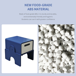 Tabouret empilable avec tiroir <span class=keywords><strong>pour</strong></span> chœur, construction à double paroi en ABS, sert de siège, de rangement et de marchepied <span class=keywords><strong>pour</strong></span> le chant - Product Image 5
