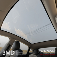 Film Kaca Hitam Pintar Elektrik untuk Jendela Depan Mobil 3MDT Tesla Glass Roof Shade PW85 Pemasok Khusus