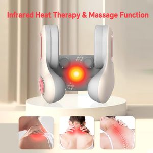 Almohada de masaje de cuello recargable y de viaje portátil Masajeadores de hombro de tracción cervical en forma de U suave - Product Image 6