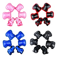Vente en gros Ensemble de 6 pièces de protections épaissies pour garçons et filles Genouillères durables pour vélo Patinage à roulettes et patin à glace