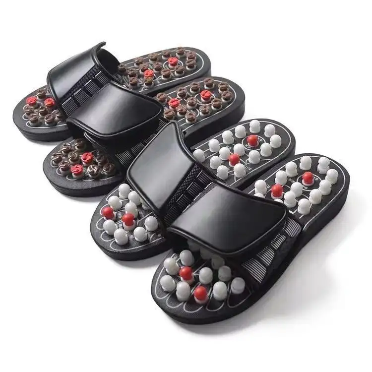 Voetmassage Slippers Acupunctuur Therapie Massager Schoenen Voor Voet Acupoint Activeren Reflexologie Voeten Zorg Massagea Sandaal