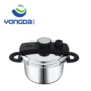 <span class=keywords><strong>Olla</strong></span> <span class=keywords><strong>a</strong></span> Presión de Acero Inoxidable con Válvula de Resorte y <span class=keywords><strong>Doble</strong></span> Abrazadera para Cocina Casera, Apta para Inducción, Venta al por Mayor - Product Image 5