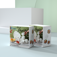 Boîtes d'emballage en carton ondulé pour vaisselle de luxe en céramique, assiettes, bols, avec impression à l'encre de soja, pour un emballage élégant