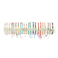 Set de Pulseras con Cuentas Marca Z, Acero Inoxidable, 24 Piezas, Joyería Hecha a Mano, Regalo Unisex