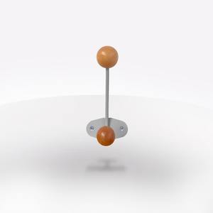 COLGADOR ORIONE DE 18 CM EN METAL PLATEADO - Product Image 1