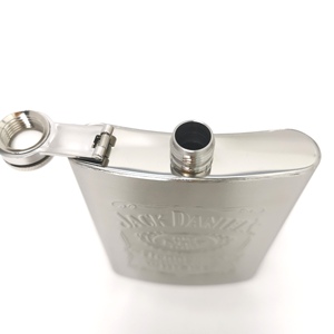 Cá Nhân 6Oz 8Oz Thép Không Gỉ Hip Flagon Cấp Thực Phẩm Xách Tay Tùy Chỉnh Màu Sắc Whisky Flask - Product Image 5