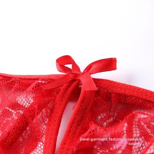 Lingerie sexy, culotte trois points, string, sous-vêtements érotiques pour femmes, entrejambe ouvert, design sans retraitement, dentelle en tulle, modèle A004 standard - Product Image 6
