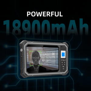 Hugerock B80 Hotsale 18900MAh G2010 Máy Quét Dấu Vân Tay 4G Wifi 8GB 128GB NFC Reader Công Nghiệp Sinh Trắc Học Gồ Ghề Máy Tính Bảng - Product Image 4