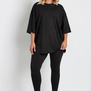 Camiseta informal de verano de manga corta 100% algodón, tela suave, gruesa, para mujer, talla grande, holgada. - Product Image 4