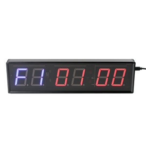 Minuteur <span class=keywords><strong>mural</strong></span> LED moderne pour salle de sport et entraînement physique - Affichage 6 chiffres de 4 pouces, fonctionnement silencieux - Product Image 5