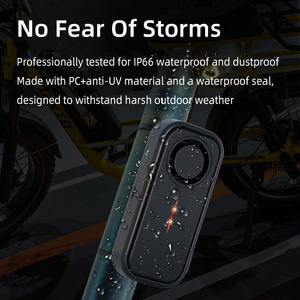 Novo Alarme de Bicicleta IP66 113dB Sirene Antifurto Carregamento USB Controle Remoto 3 Tons de Alerta Durável para Ciclismo - Product Image 4