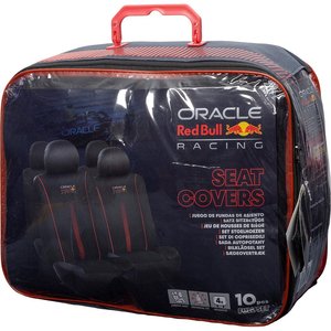 Set coprisedili 10 pz Powerbar nero/rosso - Product Image 4