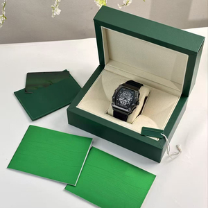 Luxury Designer <b>Skeleton</b> <b>Watch</b> Carbon Fiber Style <b>Automatic</b> Mechanical <b>Watch</b> Transparent Dial Racing RM052 Sports Wristwatch - Product Image 3