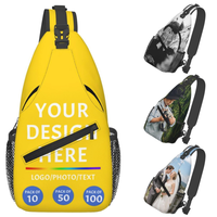 Sac à dos personnalisé pour homme et femme, sac de poitrine, sac bandoulière personnalisé, sac à dos de sport personnalisé, ajouter logo, photo, nom, pour l'extérieur