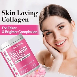 Poudre de collagène hydrolysé multifonctionnelle de haute qualité, suppléments de peptides, mélange de probiotiques favorisant la santé de la peau, des cheveux et des ongles, 300g - Product Image 2