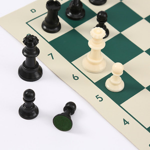 Set di Scacchi da Esterno Portatile per Viaggi Scacchiera Pieghevole Gioco di Puzzle - Product Image 4