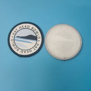Patch brodé 3D personnalisé de haute qualité avec logo, adhésif universel, en fil recyclé, pour casquette Richardson Trucker, thermocollant - Product Image 3