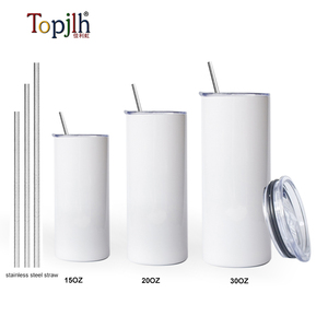 Topjlh prezzo di fabbrica 20 once sublimazione bicchieri dritti Logo stampato personalizzato acciaio inossidabile buona superficie rivestita tazza - Product Image 2