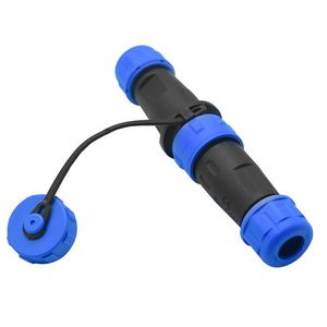 Conector LED para Exteriores IP67 Resistente al Agua con <span class=keywords><strong>Contactos</strong></span> <span class=keywords><strong>de</strong></span> Cobre y Carcasa <span class=keywords><strong>de</strong></span> Plástico, Junta <span class=keywords><strong>de</strong></span> Brida con Tuerca <span class=keywords><strong>de</strong></span> Acoplamiento - Product Image 5