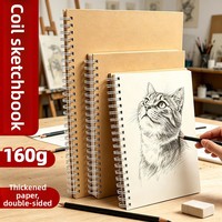 Bloc de Dibujo de Formato A3/A4/8K para Estudiantes de Arte y Niños, Papel Grueso para Acuarela y Lápices de Colores, Hecho en China