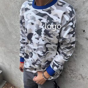 Camisetas Térmicas Oversize para Hombre, 100% Algodón, Camiseta de Camuflaje, <span class=keywords><strong>Camisa</strong></span> de Alta Visibilidad, Manga <span class=keywords><strong>Larga</strong></span>, Deportiva, Marca de Hombre - Product Image 3