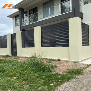 Paneles de Cercado de Aluminio de Ensamblaje Rápido OEM, Cercas Modernas de Seguridad para Patios Traseros, Cercas Perimetrales para Contratistas de Construcción de Viviendas - Product Image 3