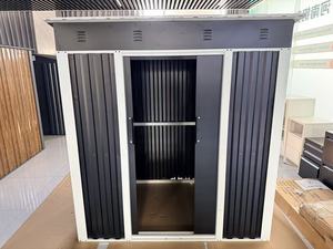 Armario <span class=keywords><strong>de</strong></span> Almacenamiento para Patio Exterior, Cobertizo <span class=keywords><strong>de</strong></span> Jardín con Puertas Dobles, Unidad <span class=keywords><strong>de</strong></span> Almacenamiento <span class=keywords><strong>de</strong></span> Jardín Resistente a la Intemperie - Product Image 3