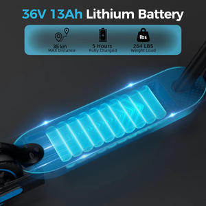 Trottinette électrique JLM <span class=keywords><strong>V10</strong></span> 10 pouces 600W pliable portable avec batterie longue portée 36V 13Ah 18MPH pour les trajets quotidiens - Product Image 3