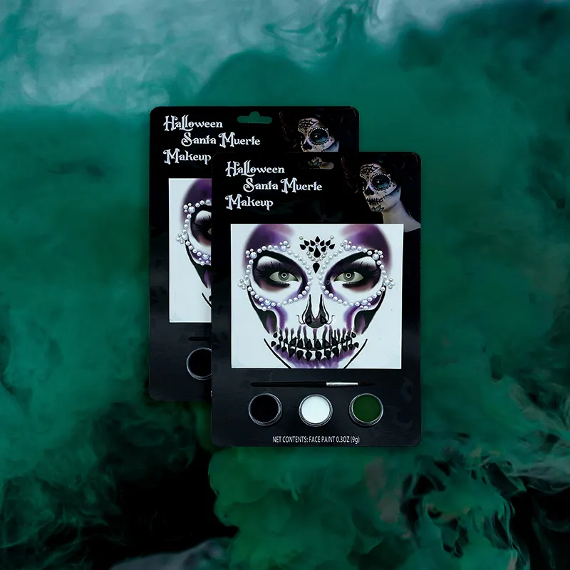 2021 yeni özel tasarım Santa Muerte SFX vücut boyama malzemeleri sahne cadılar bayramı makyaj Cosplay kostümleri partiler festivaller
