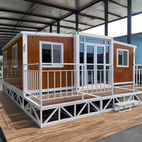 Casa Prefabricada de Lujo de 20-40 pies, Expandible de 3 a 4 Dormitorios, Calidad Superior de Fábrica, en Venta