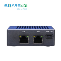 Hardware de Servidor VPN, Router y Firewall para Computadora en Red SHAREVDI con 2 Tarjetas de Red, Mini Dispositivo de Firewall sin Ventilador Pfsense